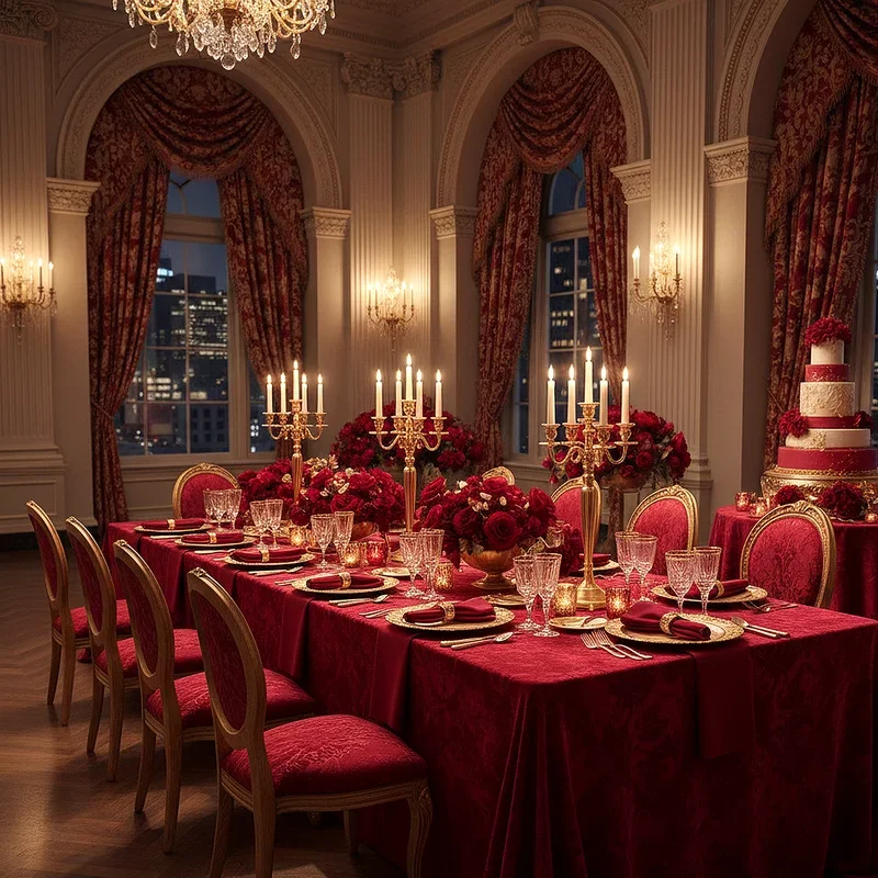Red Wedding Theme Ideas