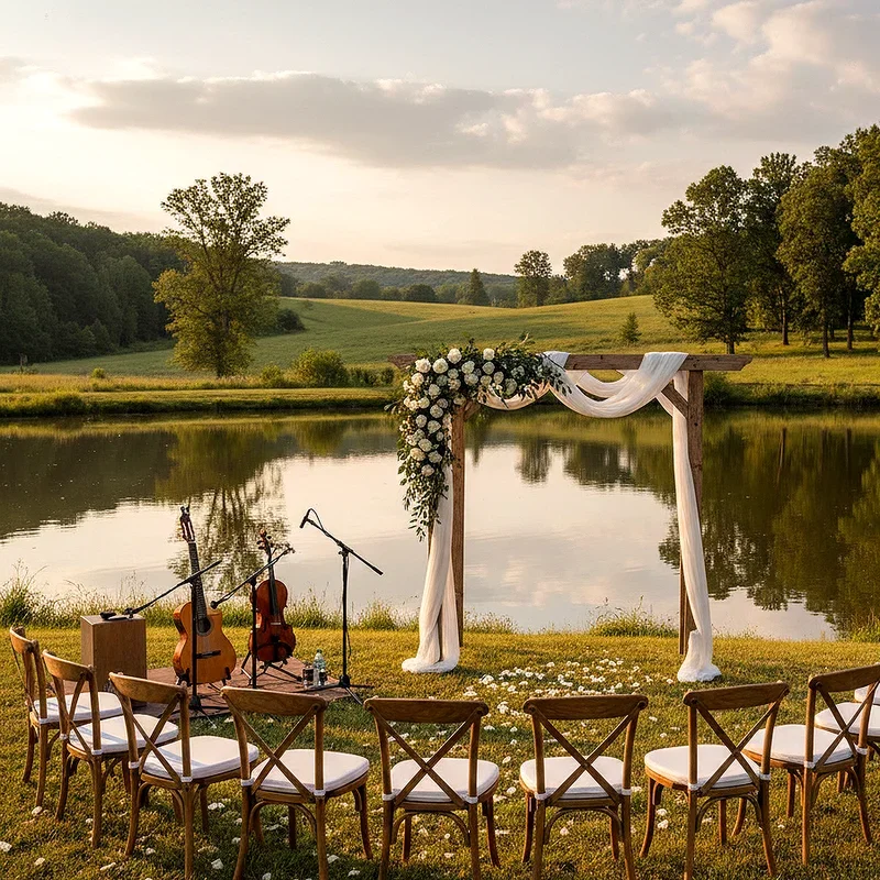 Pond Wedding Ideas