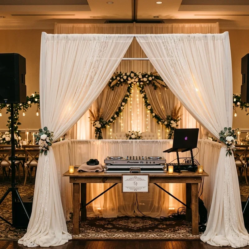 Wedding DJ Setup Ideas