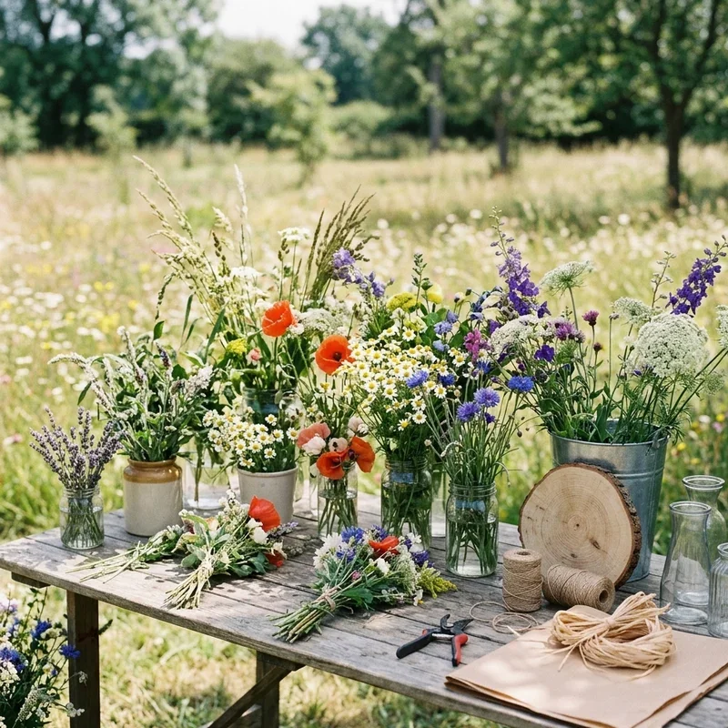 Flower Bar Ideas for Bridal Shower