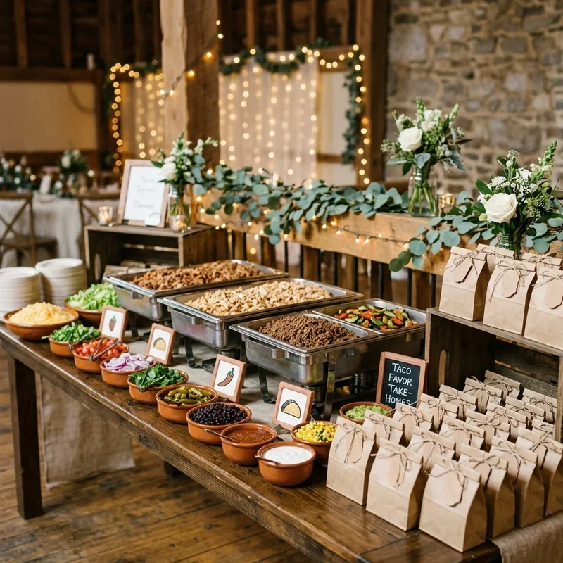 Taco Bar Wedding Ideas