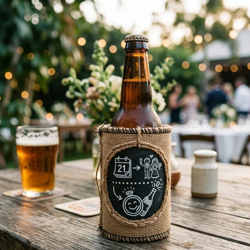 Funny Wedding Koozie Ideas
