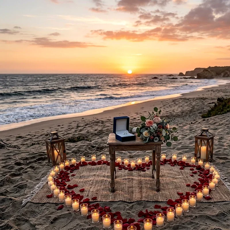 Beach Marriage Proposal Ideas