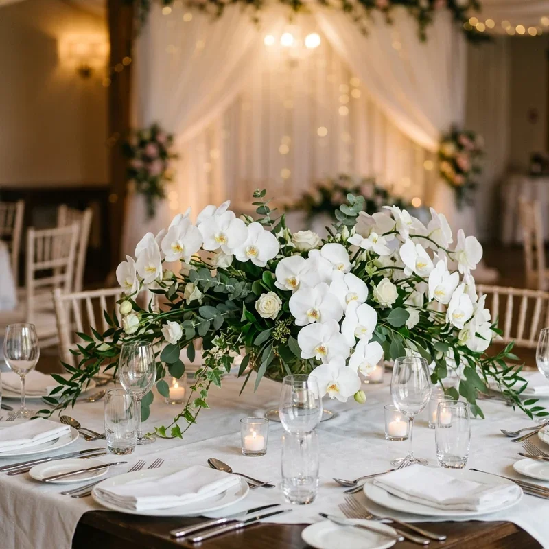 Top Table Flowers Ideas for Wedding