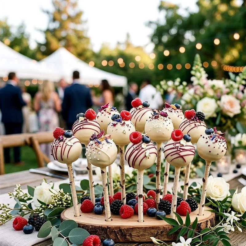 Wedding Cake Pop Ideas