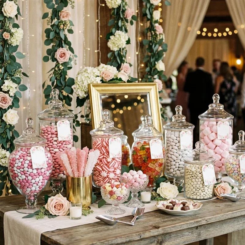 Wedding Candy Bar Ideas