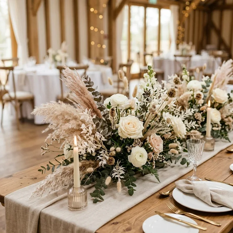 Top Table Flowers Ideas for Wedding