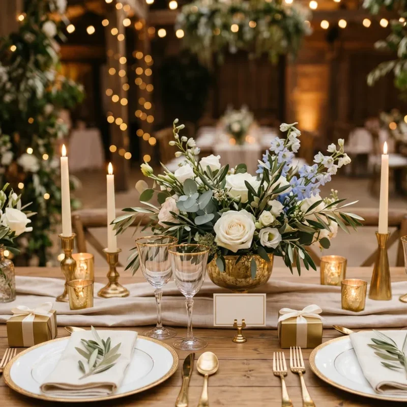 Engagement Table Decoration Ideas