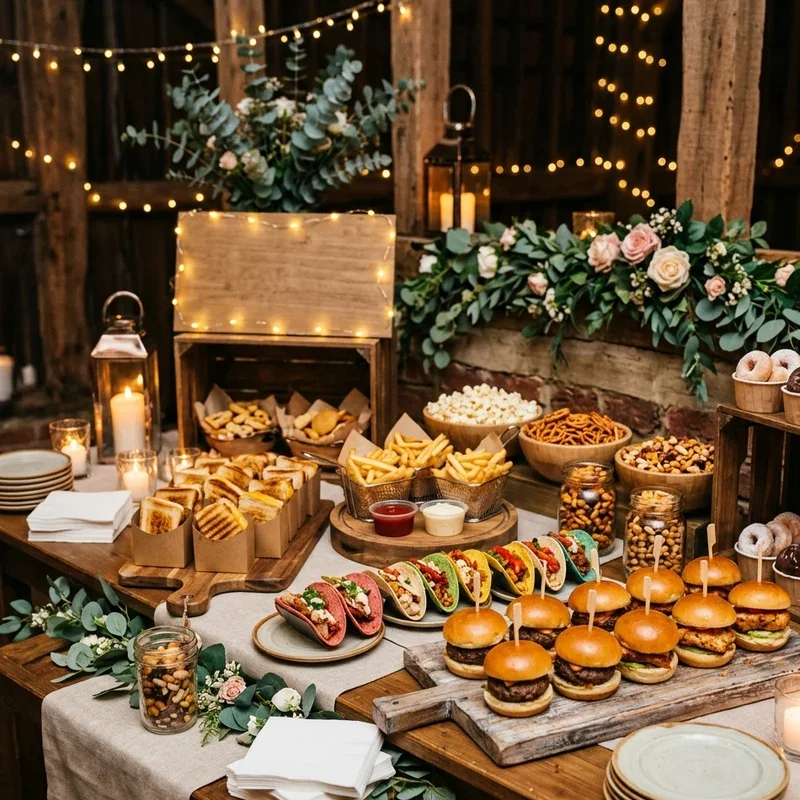 Wedding Snack Table Ideas