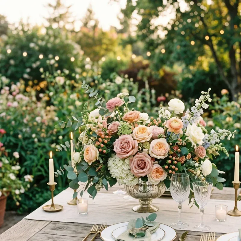 Engagement Table Decoration Ideas