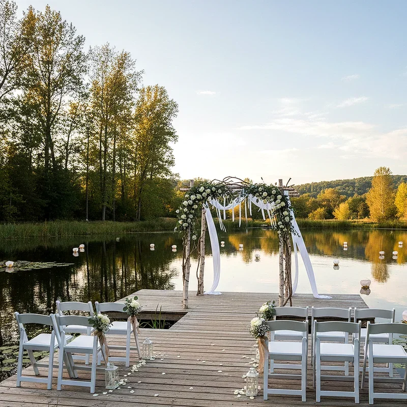 Pond Wedding Ideas