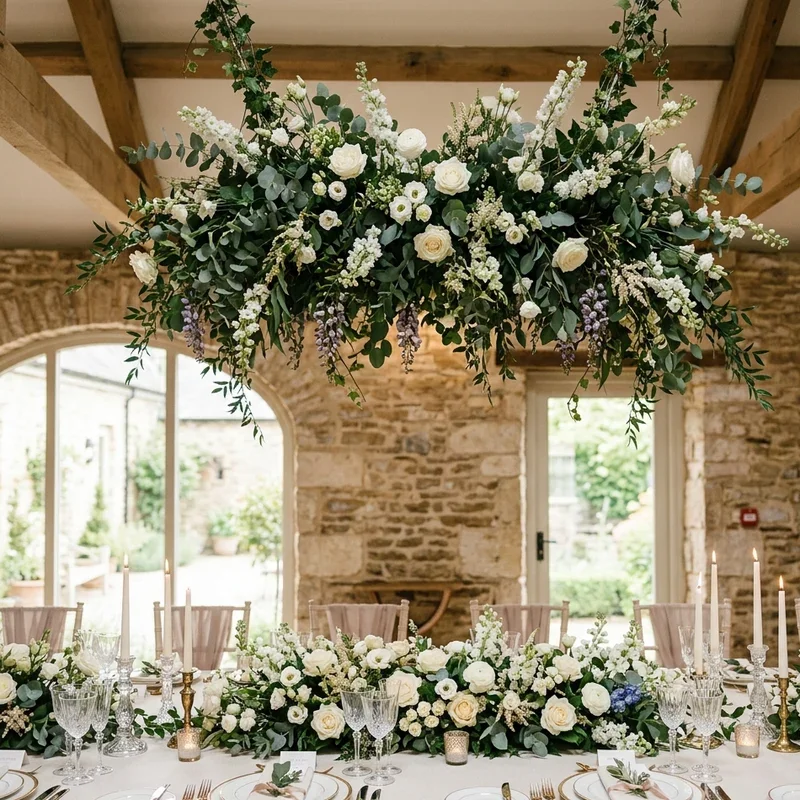 Top Table Flowers Ideas for Wedding