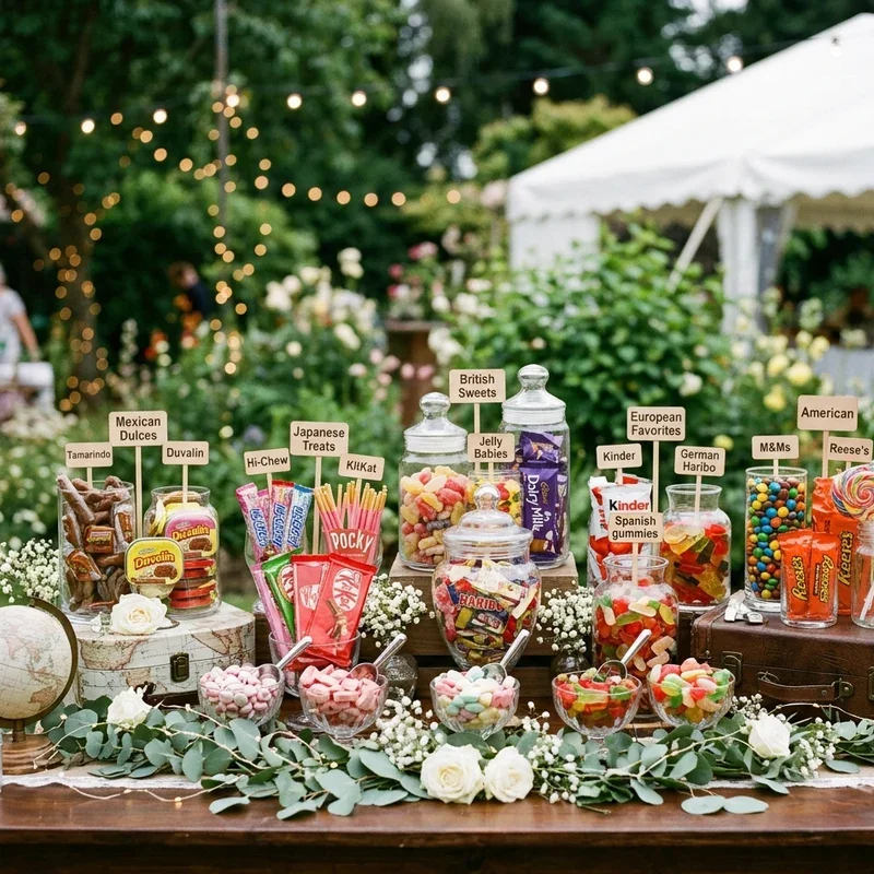 Wedding Candy Bar Ideas