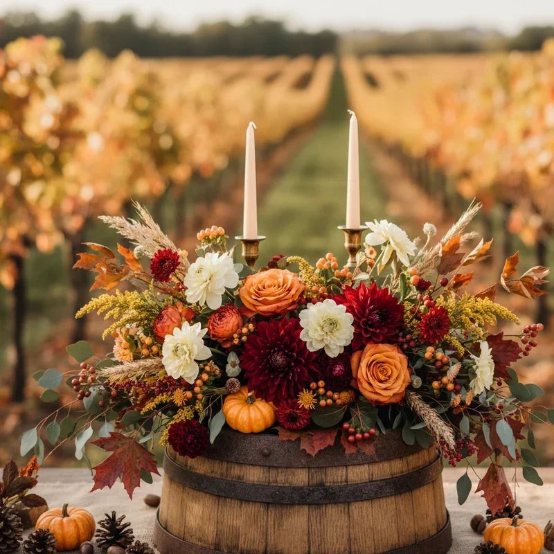Fall Wedding Centerpiece Ideas