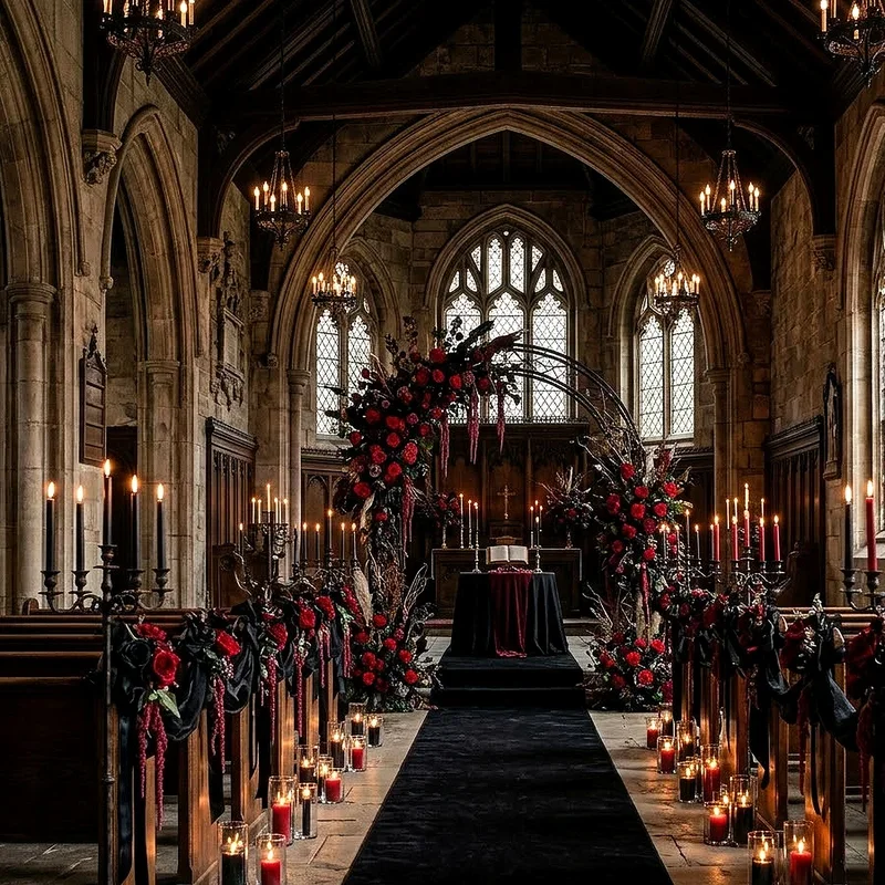 Black and Red Wedding Ideas