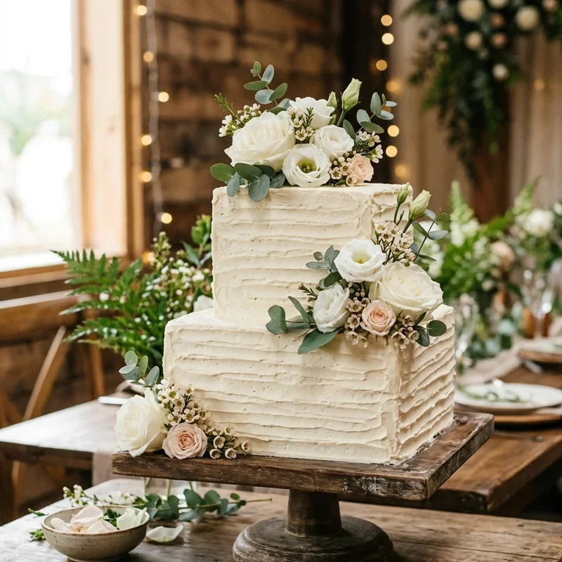 Square Wedding Cake Ideas