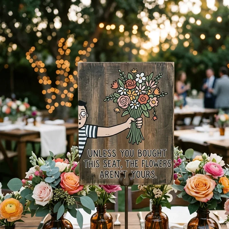 Funny Wedding Signs Ideas