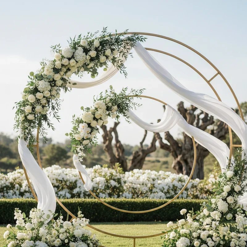Round Wedding Arch Ideas
