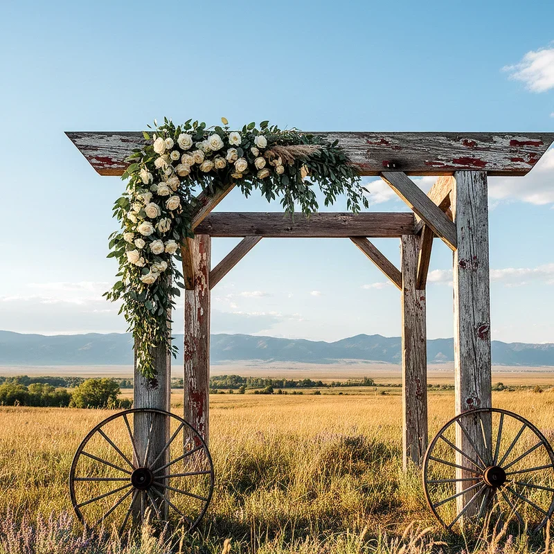 Western Wedding Arch Ideas