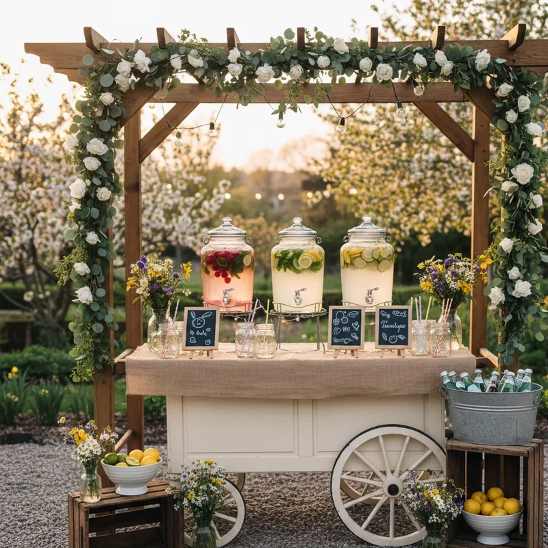 Wedding Drink Station Ideas