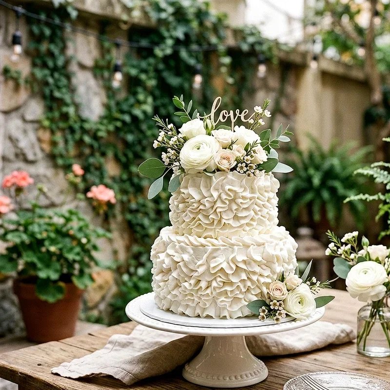 Simple Engagement Cake Ideas