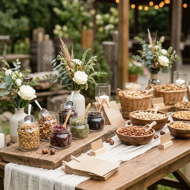 Wedding Snack Table Ideas