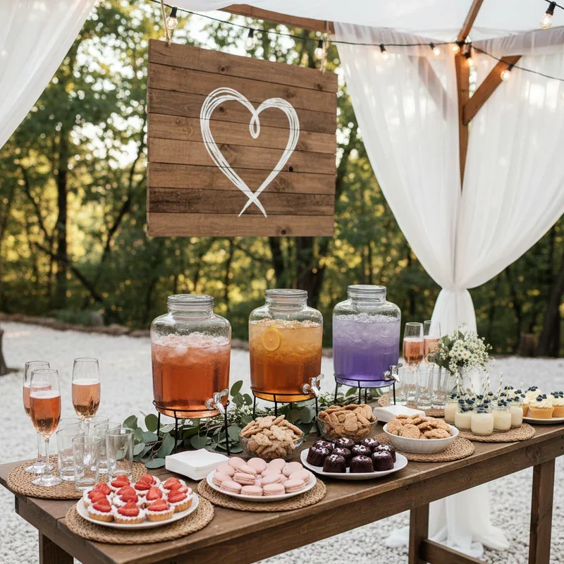 Wedding Drink Station Ideas