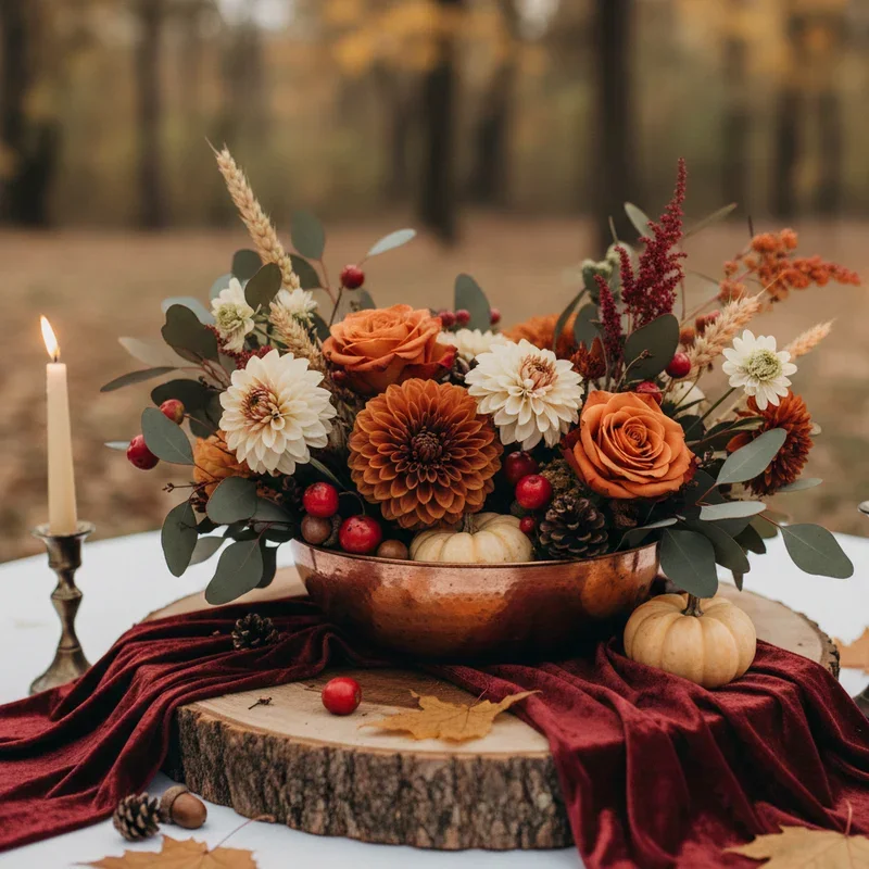 Fall Wedding Centerpiece Ideas