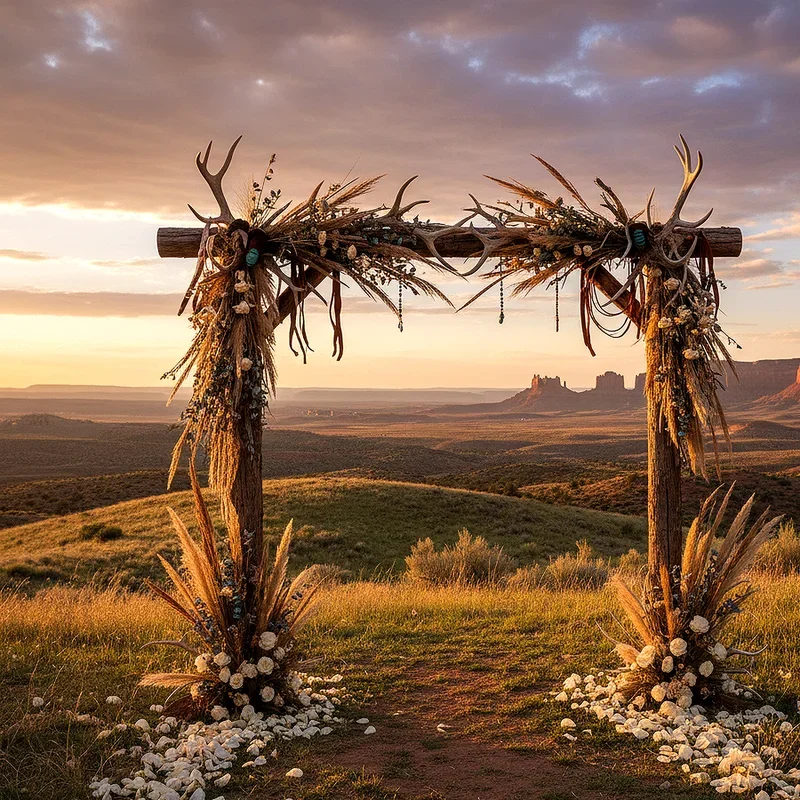 Western Wedding Arch Ideas