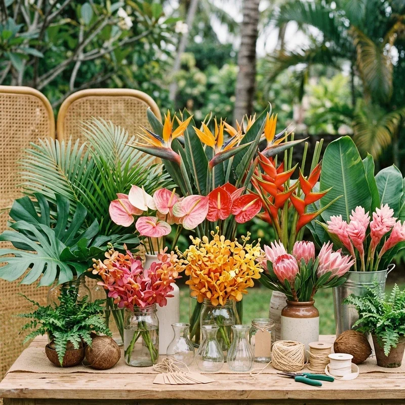 Flower Bar Ideas for Bridal Shower