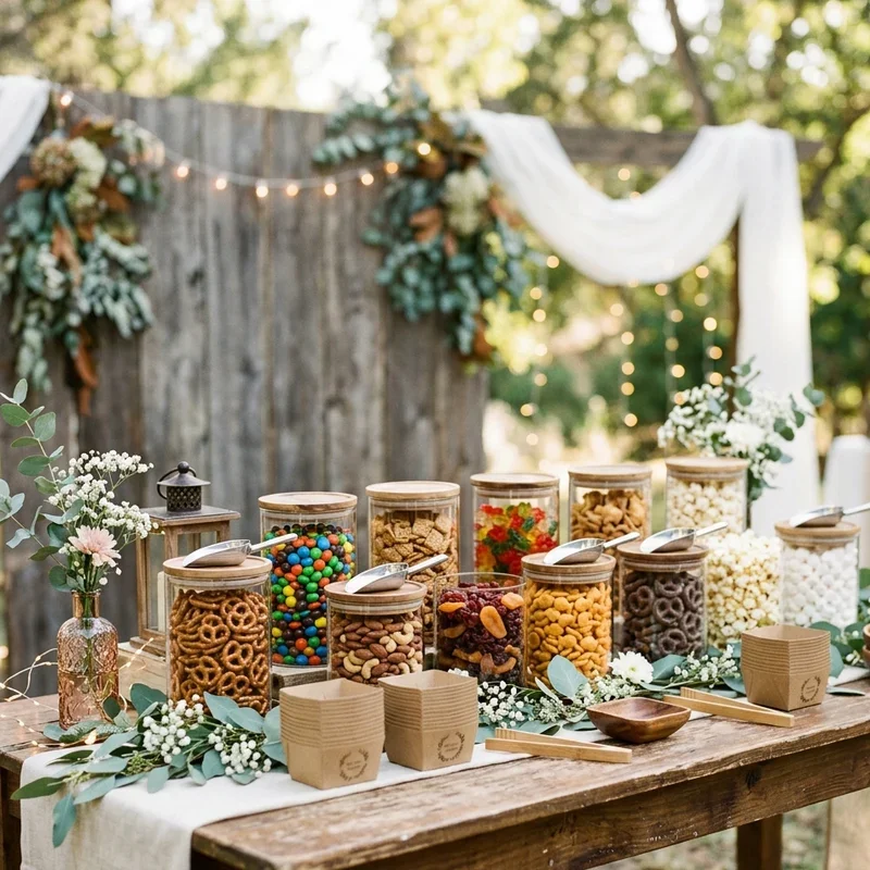 Wedding Snack Table Ideas
