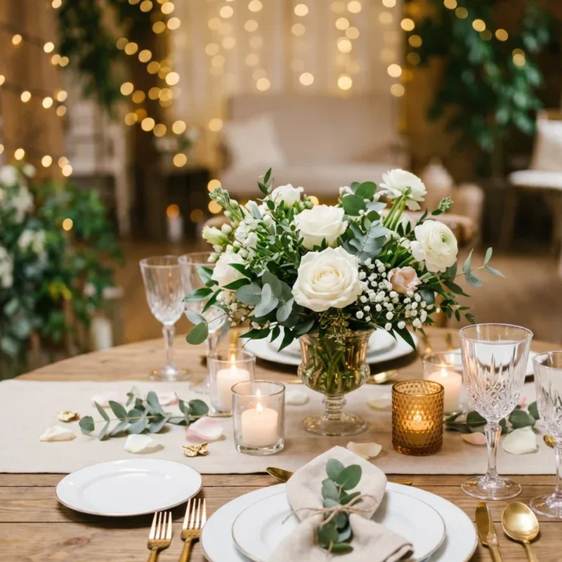 Engagement Table Decoration Ideas