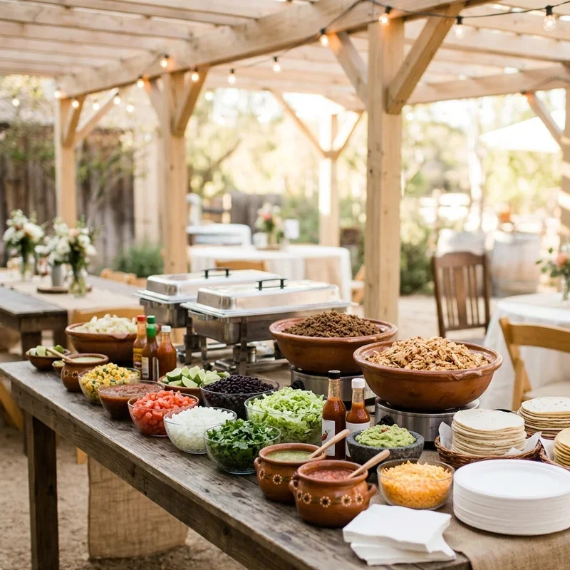 Taco Bar Wedding Ideas
