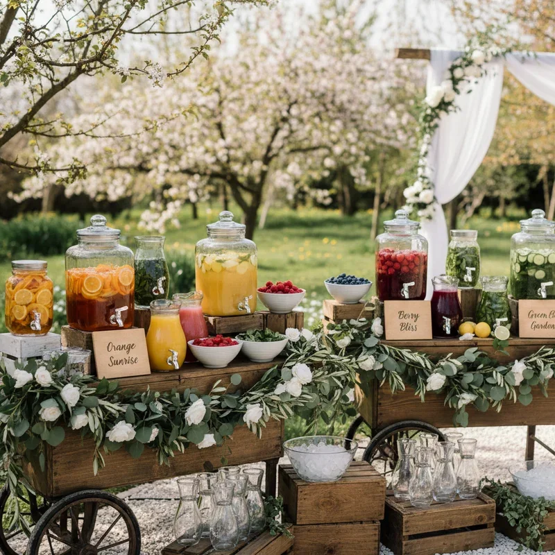 Wedding Drink Station Ideas