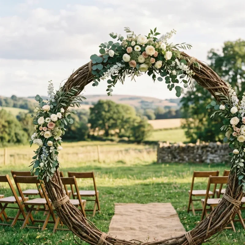 Wedding Circle Arch Ideas