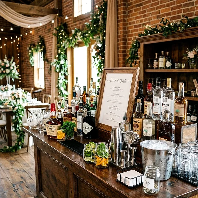 How Much Does an Open Bar at a Wedding Cost