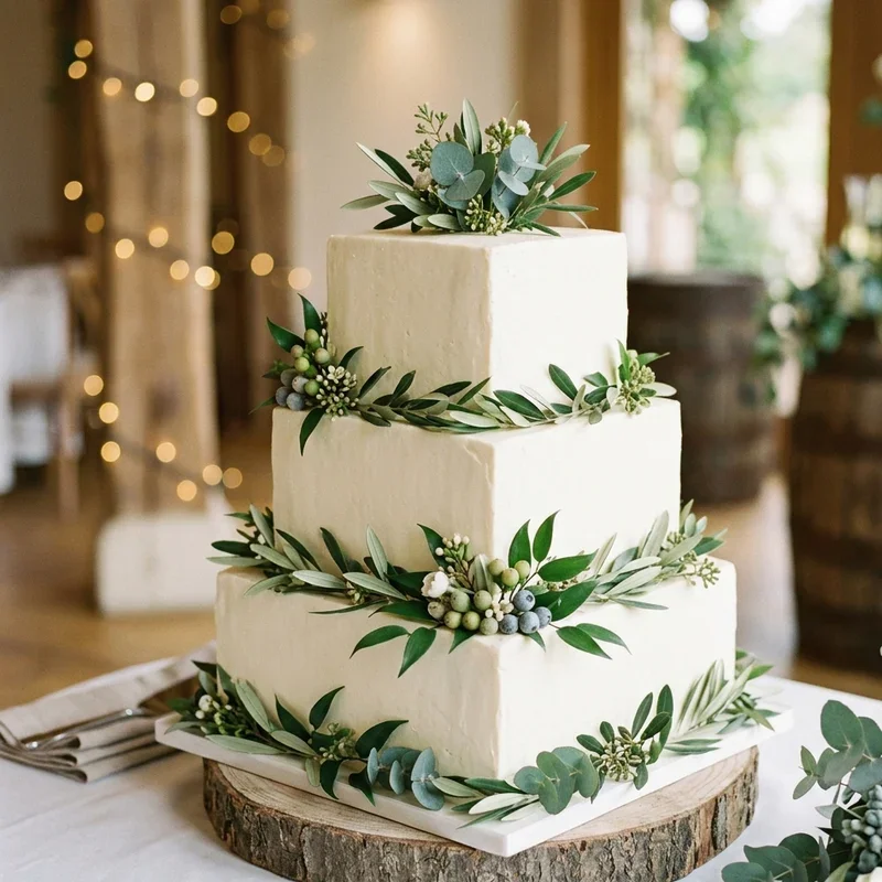 Square Wedding Cake Ideas