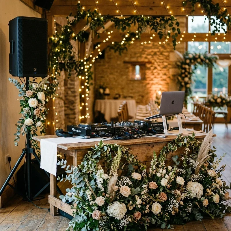 Wedding DJ Setup Ideas