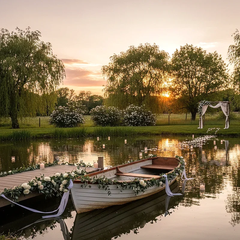 Pond Wedding Ideas