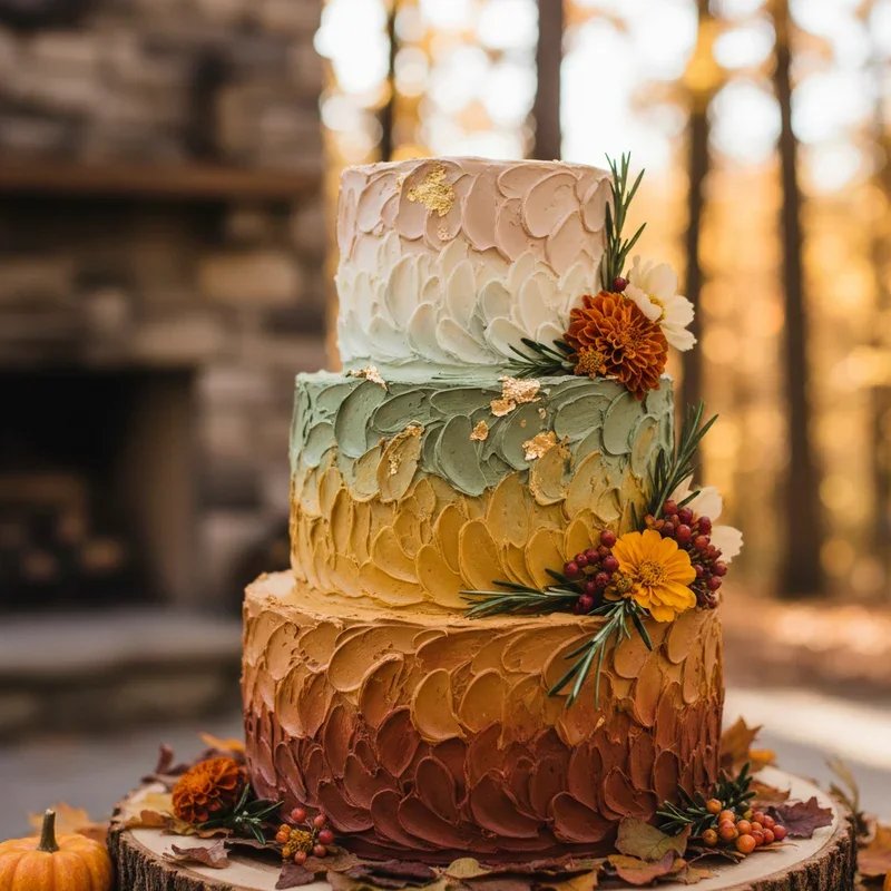 Fall Wedding Cake Ideas