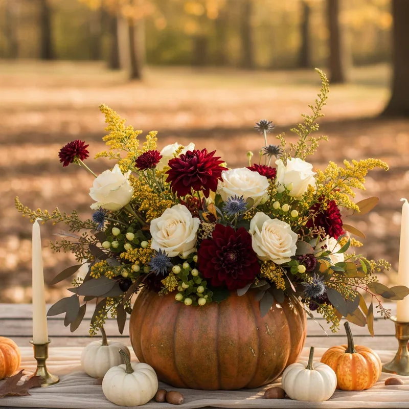 Fall Wedding Centerpiece Ideas