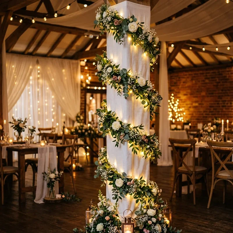 Wedding Column Decoration Ideas