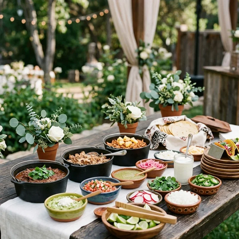 Taco Bar Wedding Ideas