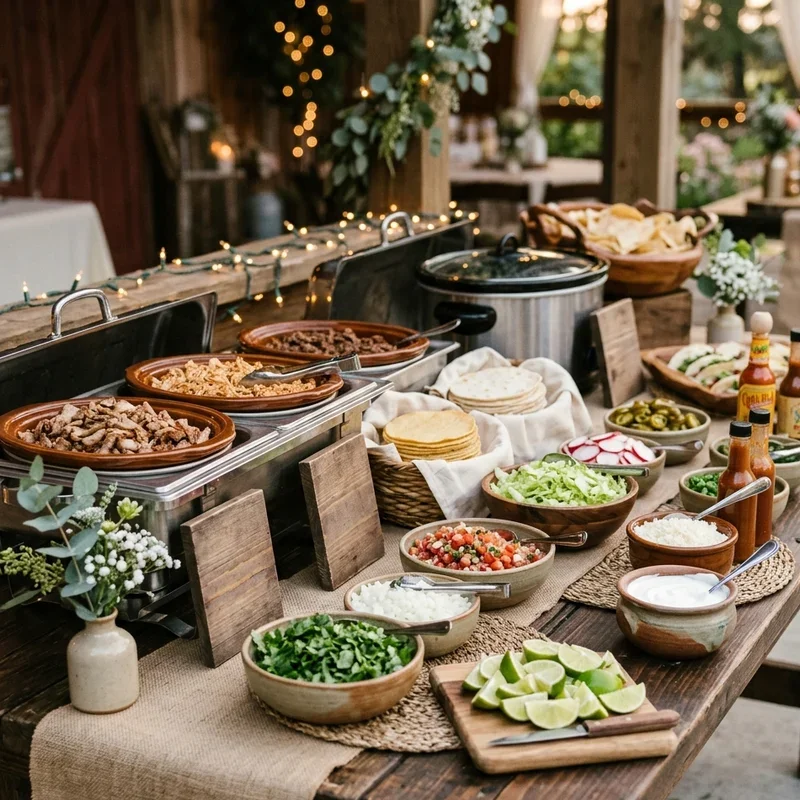 Taco Bar Wedding Ideas