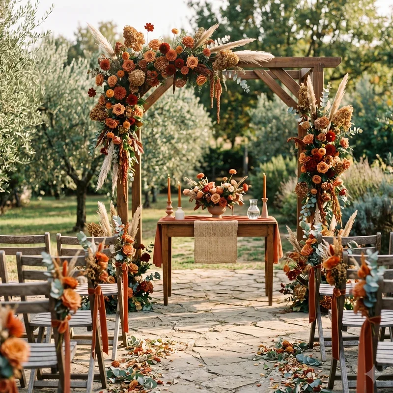 15 Burnt Orange Wedding Ideas for Elegant Fall Decor