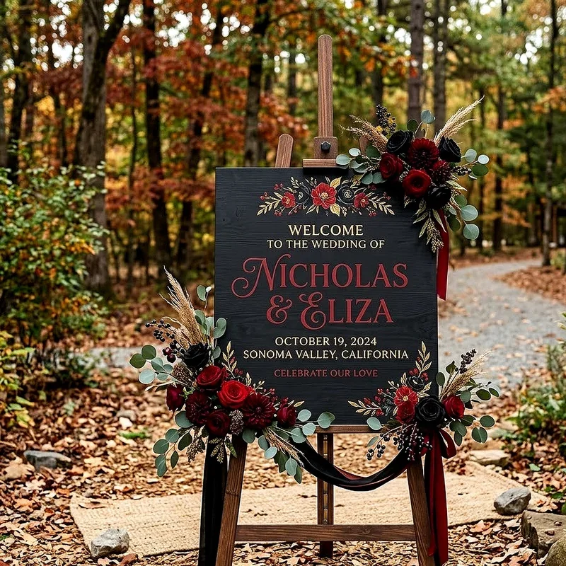 Black and Red Wedding Ideas