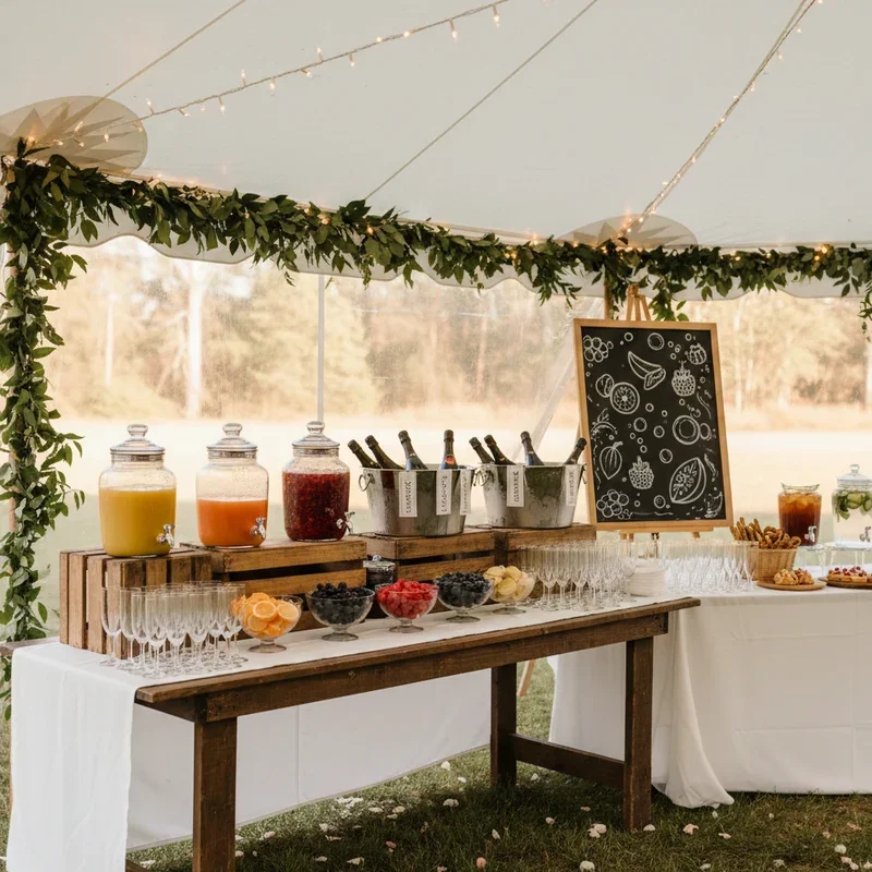 Wedding Drink Station Ideas