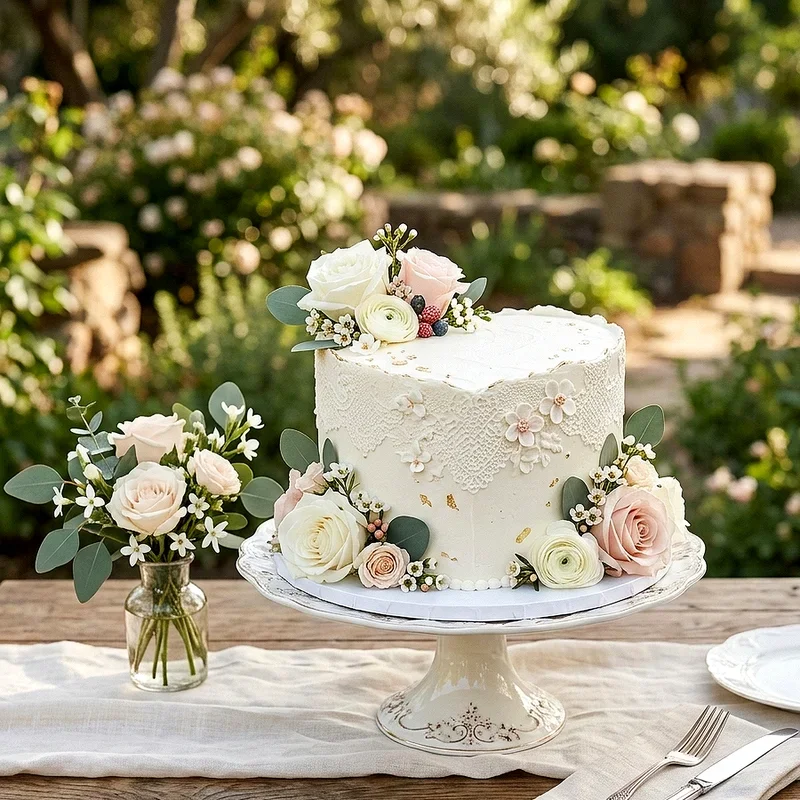 Simple Engagement Cake Ideas