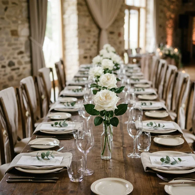 Top Table Flowers Ideas for Wedding