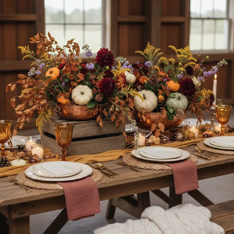 Fall Wedding Centerpiece Ideas